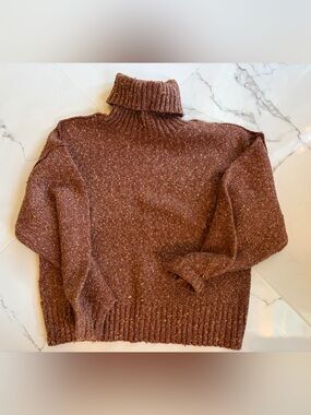 G.I.L.I. Rusty Tweed Turtleneck Sweater